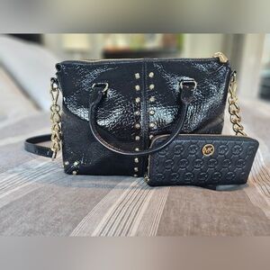 Michael Kors bag and wallet